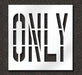IndividualStencil Message Polyethylene