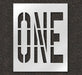 IndividualStencil Message Polyethylene