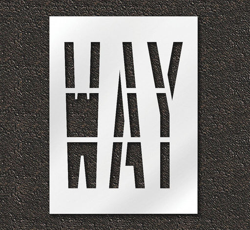 IndividualStencil Message Polyethylene
