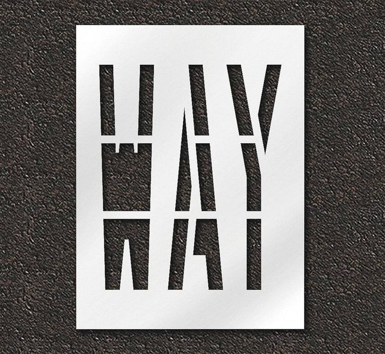 IndividualStencil Message Polyethylene