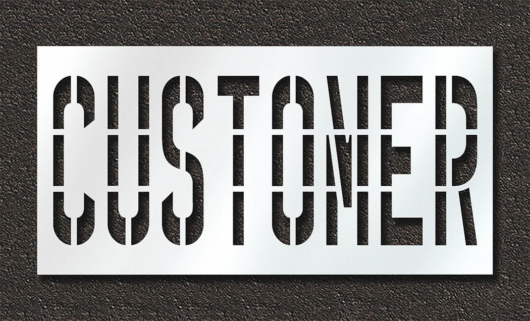 IndividualStencil Message Polyethylene