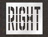 IndividualStencil Message Polyethylene