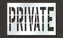 IndividualStencil Message Polyethylene