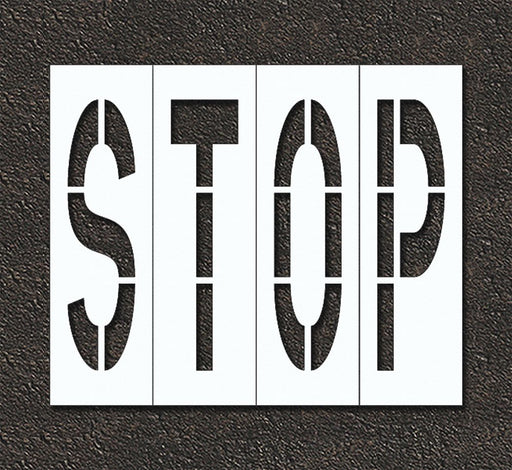 IndivStencil Message Polyethylene 4pcs