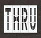 IndividualStencil Message Polyethylene