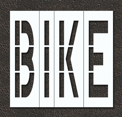 IndivStencil Message Polyethylene 4pcs