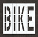 IndivStencil Message Polyethylene 4pcs