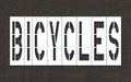 IndivStencil Message Polyethylene 8pcs
