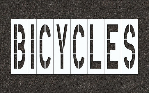 IndivStencil Message Polyethylene 8pcs