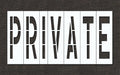 IndividualStencil Message Polyethylene