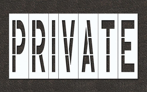 IndividualStencil Message Polyethylene