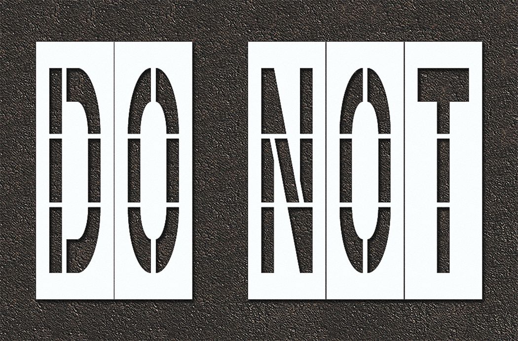 IndividualStencil Message Polyethylene