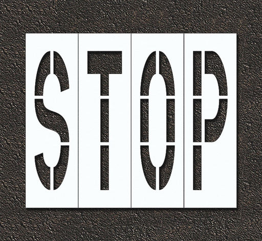 IndivStencil Message Polyethylene 4pcs
