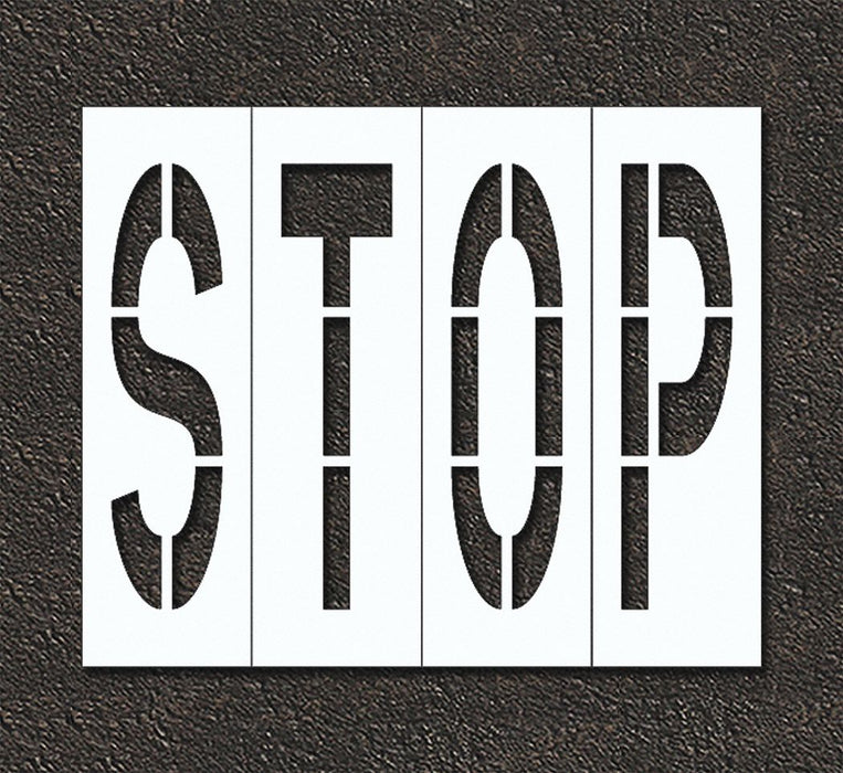 IndivStencil Message Polyethylene 4pcs