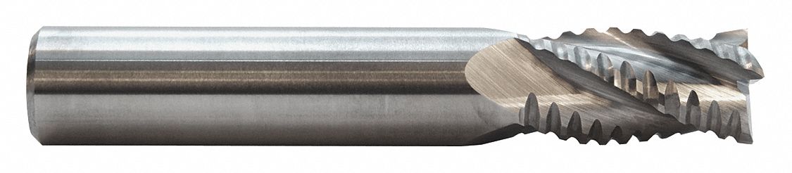 Square End Mill 3/8 Dia 1 Cut Carbide