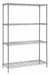 Single Box Wire 4-Shelf Unit 24x48x72in