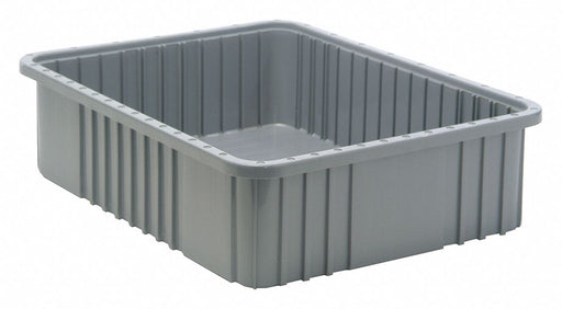 Grid Container Gray 22.5 x 17.5 x 6 in.