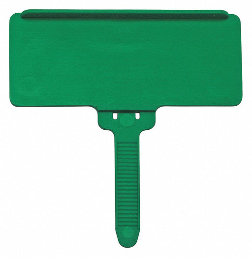 LabelHolder 3inL 1.375inW Green PK25