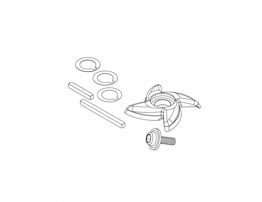 RotaryCutterKit 3.25inDia 0.5inH SS