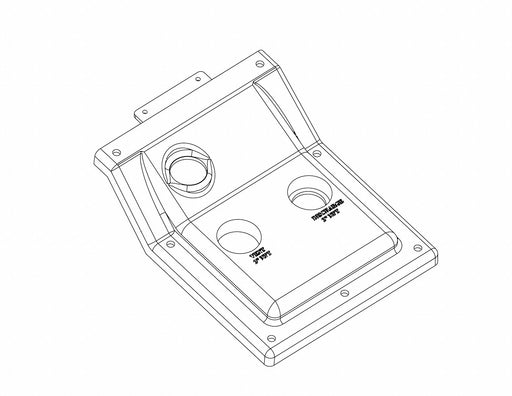 PumpChamberCover 6inH Polypropylene