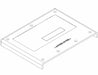 Access Cover 1 in H Polypropylene
