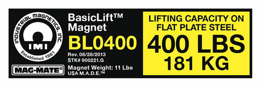 Replacement Capacity Sticker