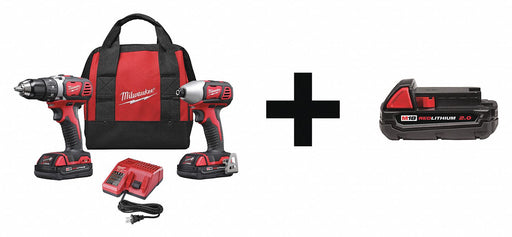 Cordless Combination Kit 2 Tools 18V DC