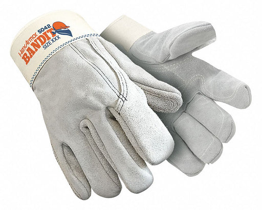 Leather Gloves Gray 2XL PR