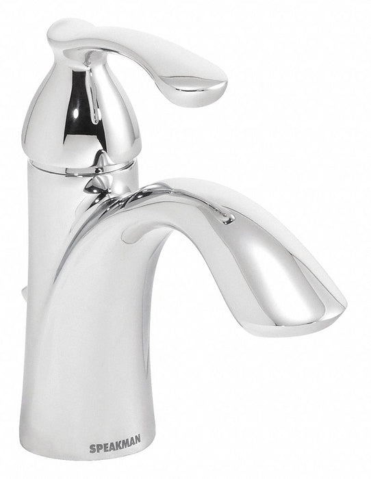 Mid Arc Chrome Speakman Chelsea Brass