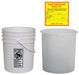 Storage Pail White 14.25 in H