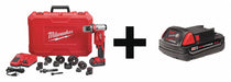 Cordless Knockout Tool Kit 1/2 to 2 in.