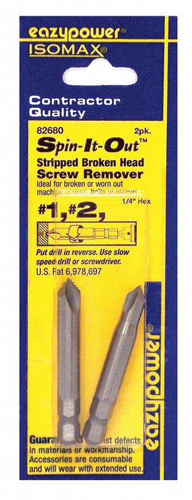 Screw Extractor Set 2pc HSS PK2