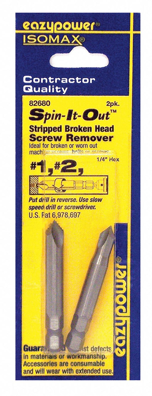 Screw Extractor Set 2pc HSS PK2