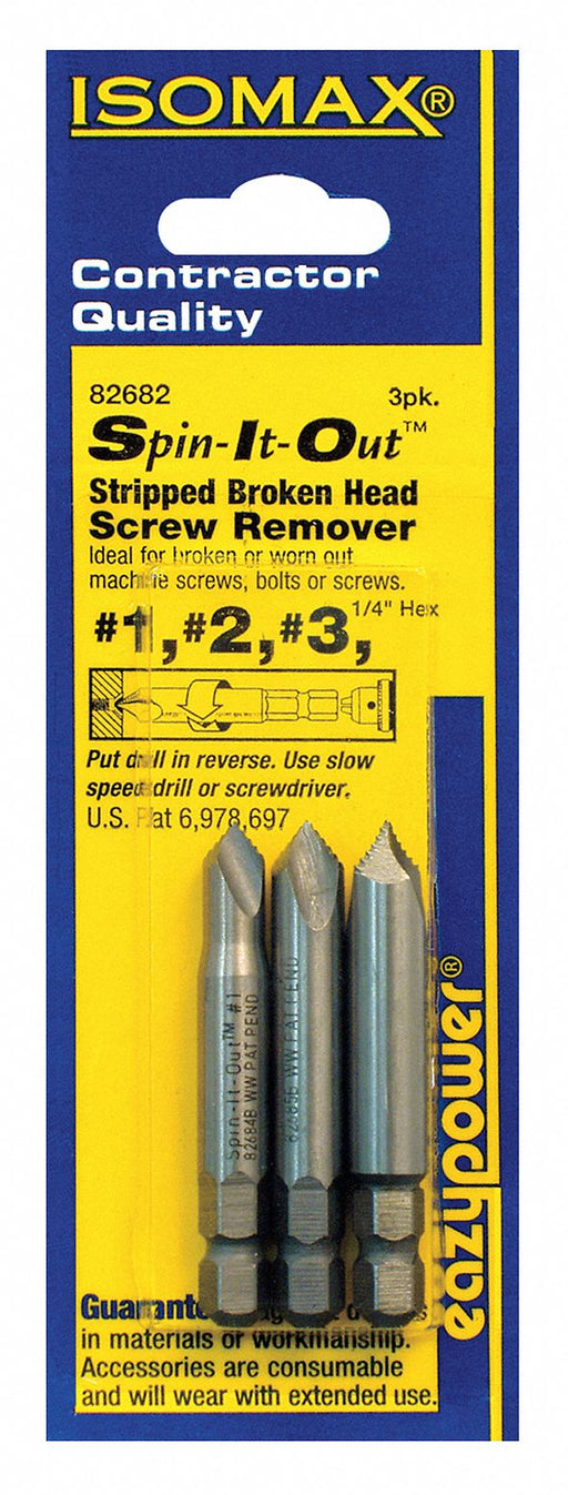Screw Extractor Set 3pc HSS PK3
