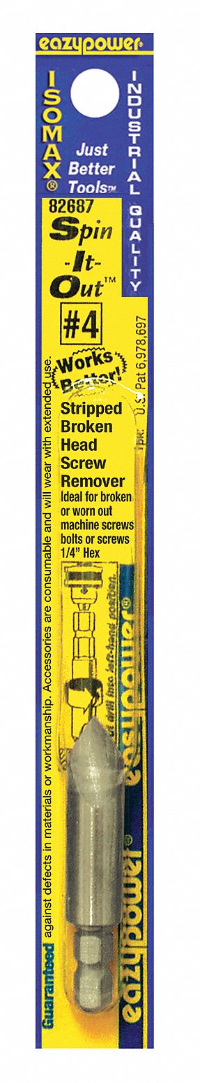 Damaged Screw Remover No.4 Spin It Out