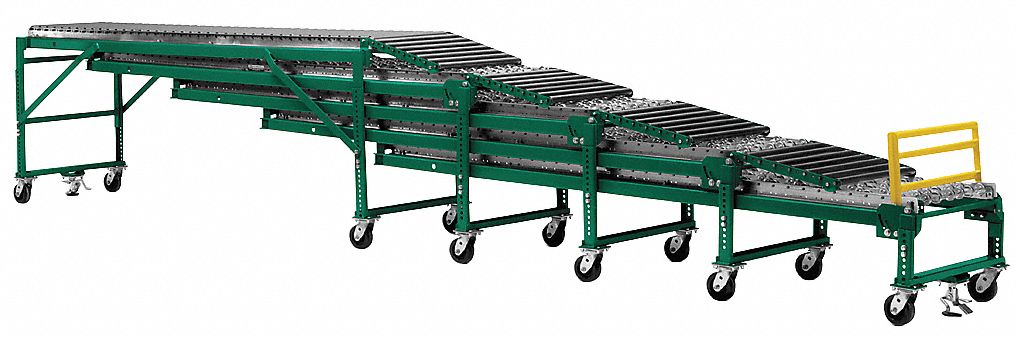 Roller Conveyor 40 ft L 24 BF Steel
