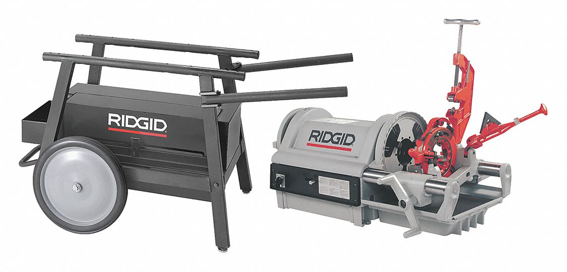 Pipe Thread Machine w/Stand 1/4 to 4 