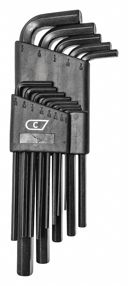 Long-Arm Sae Hex Key 13 Pc Set