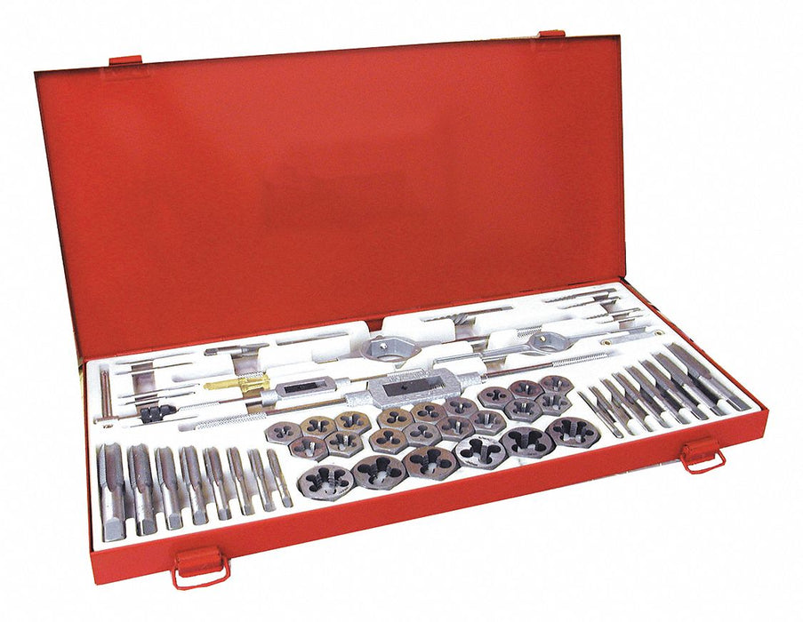 Fractional Tap and Die Nc/Nf 58 Pc Set
