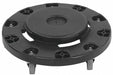 Round Trash Can Dolly w/Casters Blk PK2