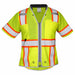 High-Visibility Vest Lime/Orange S/M