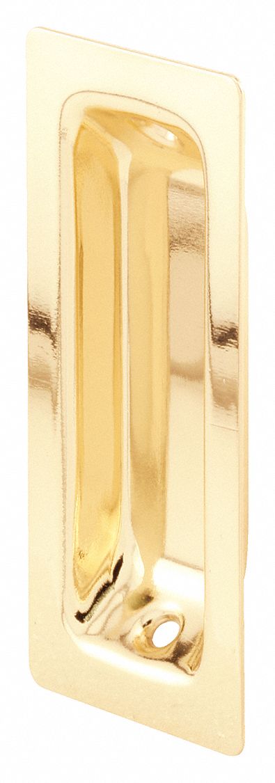Tray Pull Metallic Brown Brass 1 3/8in W