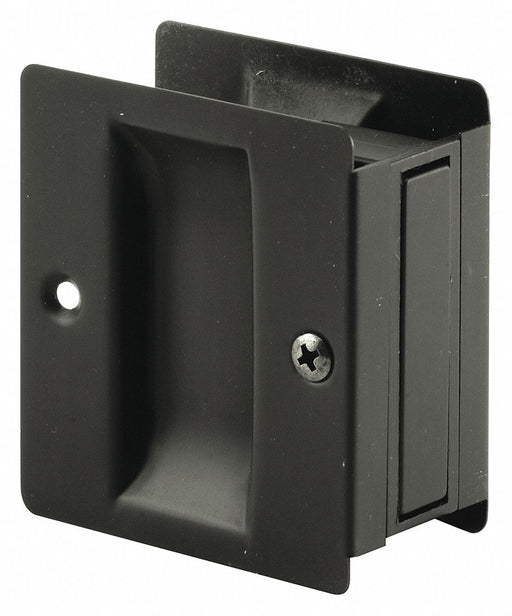 Tray/Edge Pull Black Brass 1 3/8 in W