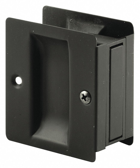 Tray/Edge Pull Black Brass 1 3/8 in W