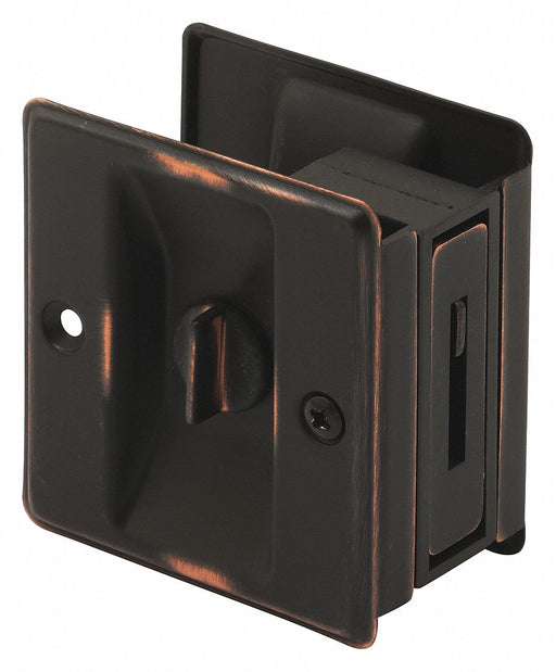 Tray/Edge Pull Black Brass 1 3/8 in W