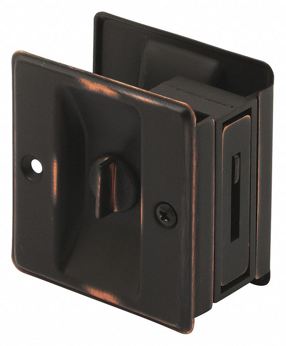 Tray/Edge Pull Black Brass 1 3/8 in W