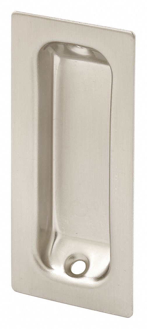 Tray Pull Silver Brass 1 3/8 in W