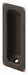 Tray Pull Metallic Brown Brass 1 3/8in W