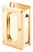Tray/Edge Pull Brass Brass 2 1/2 in W