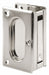 Tray/Edge Pull Silver Brass 2 1/2 in W